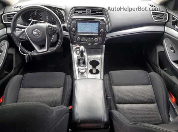 1N4AA6AP8HC375022 2017 NISSAN MAXIMA White Widok deski rozdzielczej