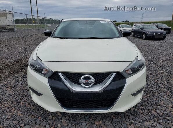 1N4AA6AP8HC375022 2017 NISSAN MAXIMA White Widok z przodu