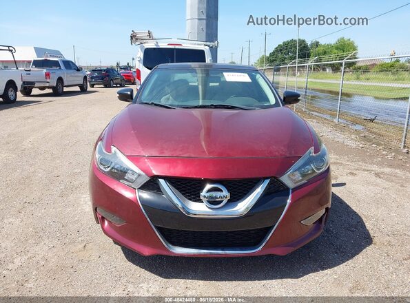 1N4AA6AP8HC391205 2017 NISSAN MAXIMA Burgundy 