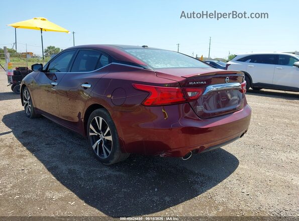 1N4AA6AP8HC391205 2017 NISSAN MAXIMA Burgundy 
