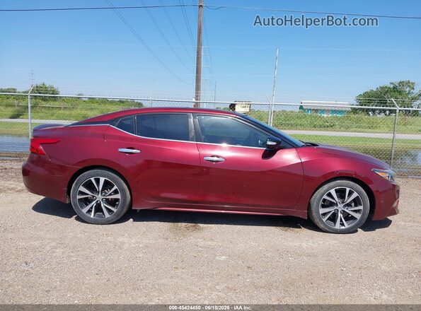 1N4AA6AP8HC391205 2017 NISSAN MAXIMA Burgundy 