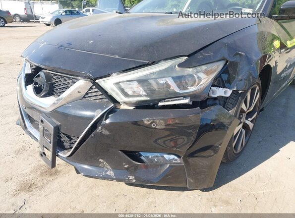 1N4AA6AP8HC396016 2017 NISSAN MAXIMA Black Widok z przodu