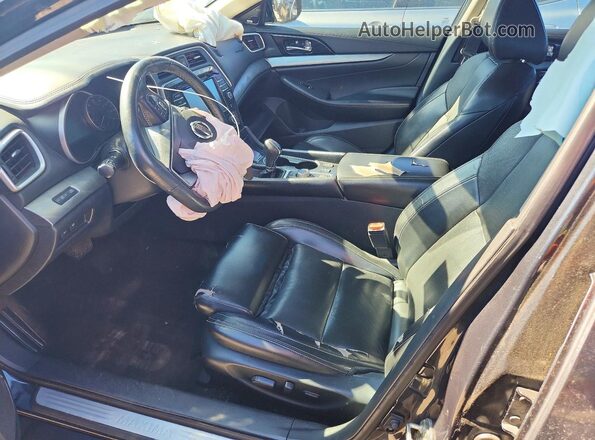 1N4AA6AP8HC434912 2017 NISSAN MAXIMA Gray Widok wnętrza z przodu
