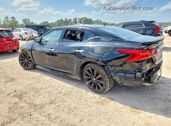 1N4AA6AP8HC448356 2017 NISSAN MAXIMA Черный Задняя левая четверть