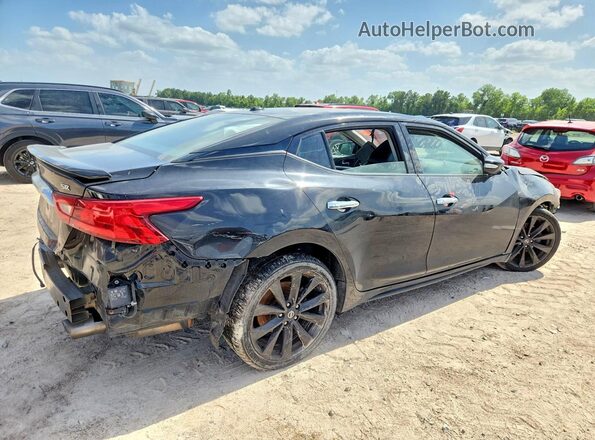 1N4AA6AP8HC448356 2017 NISSAN MAXIMA Черный Задняя правая четверть