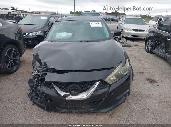 1N4AA6AP8HC450222 2017 NISSAN MAXIMA Black ხელსაწყოთა პანელის ხედი
