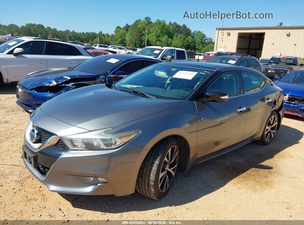 1N4AA6AP8HC454562 2017 NISSAN MAXIMA Gray Front left