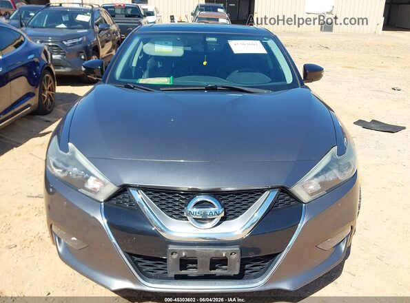 1N4AA6AP8HC454562 2017 NISSAN MAXIMA Gray Instrument cluster view