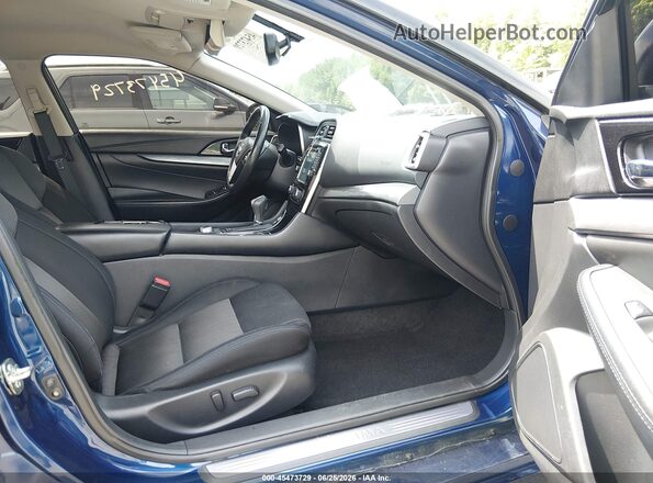 1N4AA6AP8HC454738 2017 NISSAN MAXIMA Blue წინა სალონის ხედი