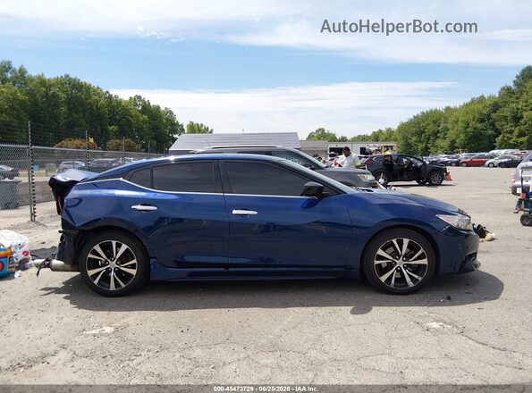 1N4AA6AP8HC454738 2017 NISSAN MAXIMA Blue უკანა სალონის ხედი