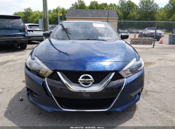 1N4AA6AP8HC454738 2017 NISSAN MAXIMA Blue ხელსაწყოთა პანელის ხედი