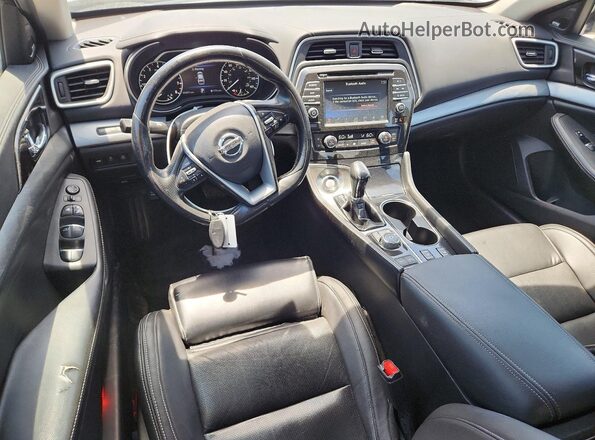 1N4AA6AP8JC363796 2018 NISSAN MAXIMA Gray Dashboard view