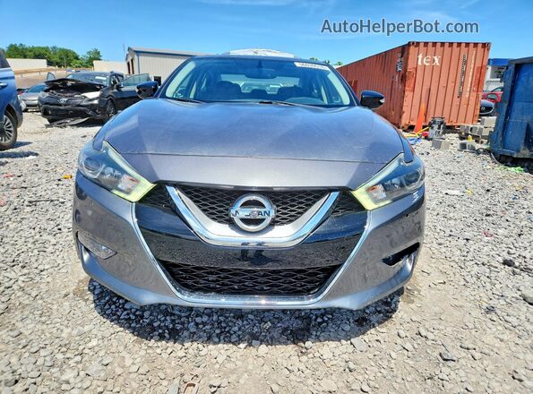 1N4AA6AP8JC363796 2018 NISSAN MAXIMA Gray Front view
