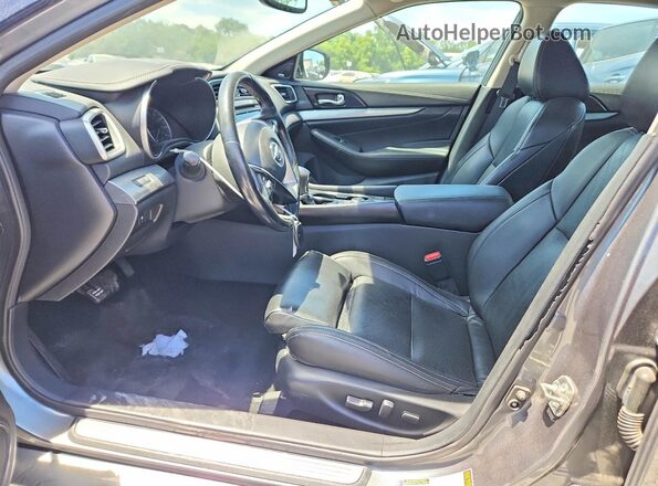 1N4AA6AP8JC363796 2018 NISSAN MAXIMA Gray Front interior view