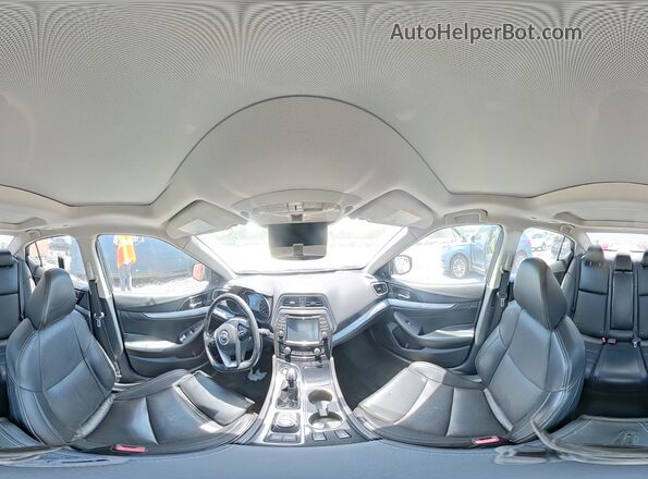1N4AA6AP8JC363796 2018 NISSAN MAXIMA Gray 360 interior view
