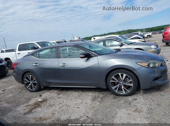 1N4AA6AP8JC368643 2018 NISSAN MAXIMA Gray Rear interior view