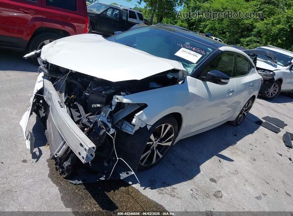 1N4AA6AP8JC369369 2018 NISSAN MAXIMA White Przód lewy
