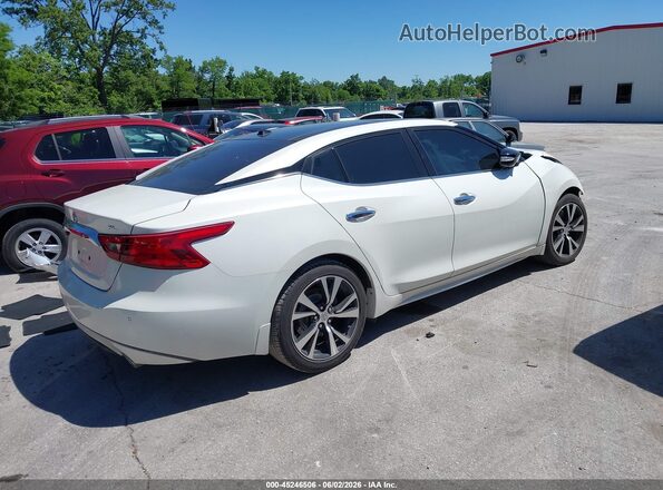 1N4AA6AP8JC369369 2018 NISSAN MAXIMA White Tył prawy