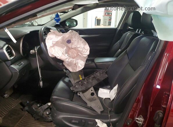 1N4AA6AP8JC372028 2018 NISSAN MAXIMA Burgundy Вид салону спереду