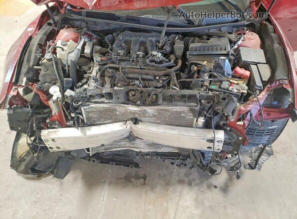 1N4AA6AP8JC372028 2018 NISSAN MAXIMA Burgundy Вид задньої частини салону