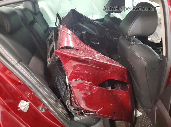 1N4AA6AP8JC372028 2018 NISSAN MAXIMA Burgundy Вид задніх сидінь