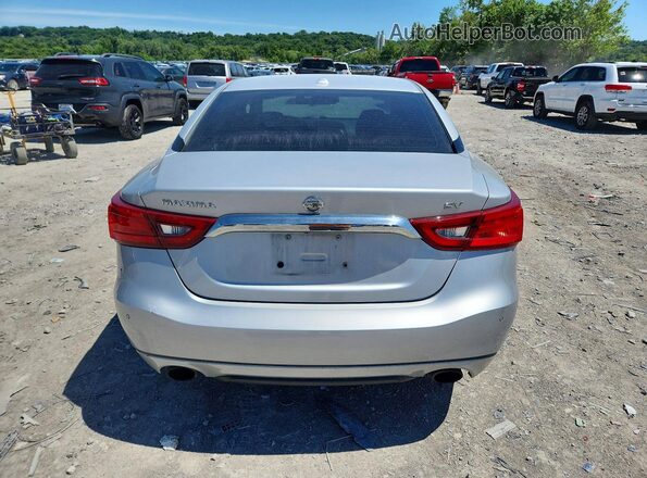 1N4AA6AP8JC379495 2018 NISSAN MAXIMA Silver Вид ззаду