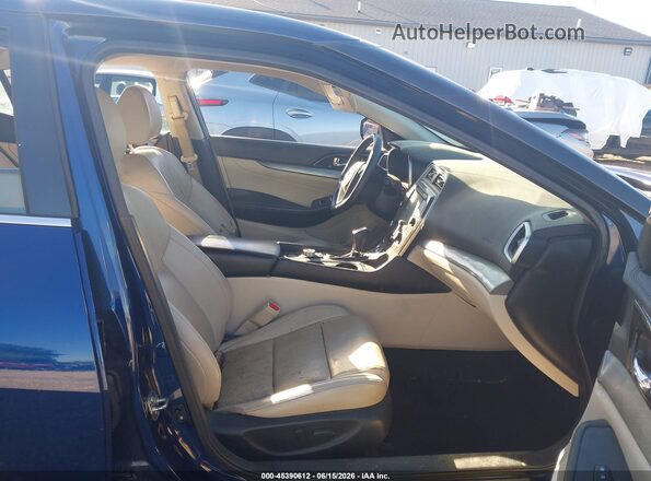 1N4AA6AP9GC394743 2016 NISSAN MAXIMA Blue Widok wnętrza z przodu