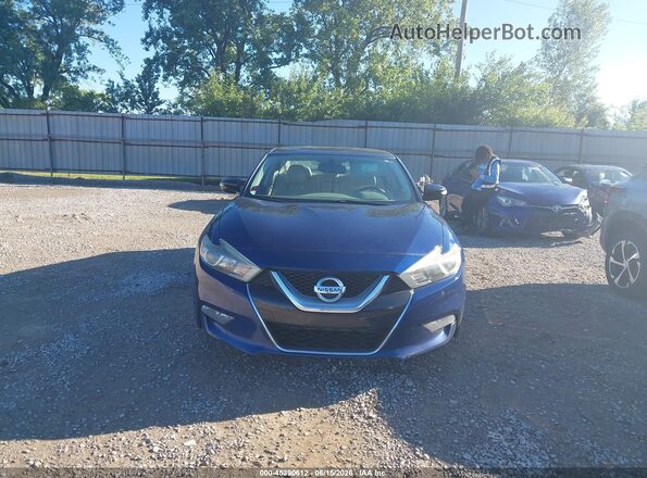 1N4AA6AP9GC394743 2016 NISSAN MAXIMA Blue Widok zestawu wskaźników