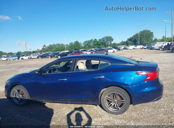 1N4AA6AP9GC394743 2016 NISSAN MAXIMA Blue Widok wnętrza 360 stopni