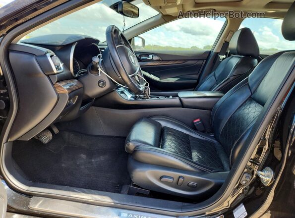 1N4AA6AP9GC400475 2016 NISSAN MAXIMA Black Front interior view