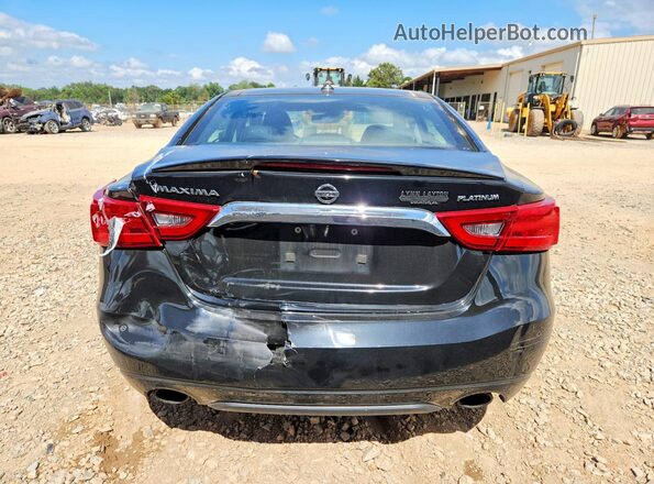 1N4AA6AP9GC400475 2016 NISSAN MAXIMA Black Rear view