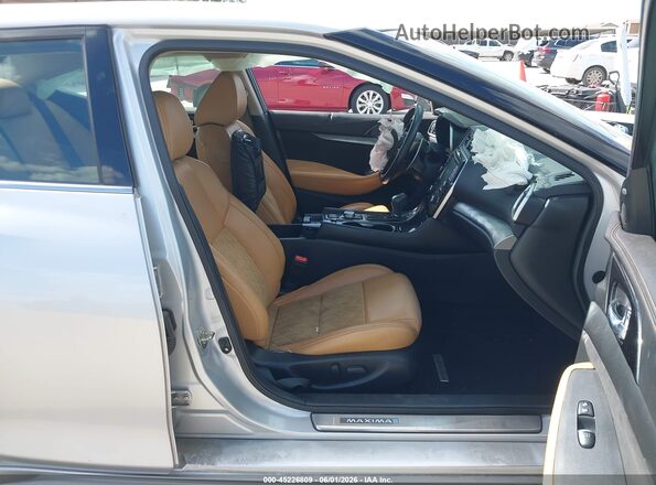 1N4AA6AP9GC422847 2016 NISSAN MAXIMA Silver წინა სალონის ხედი