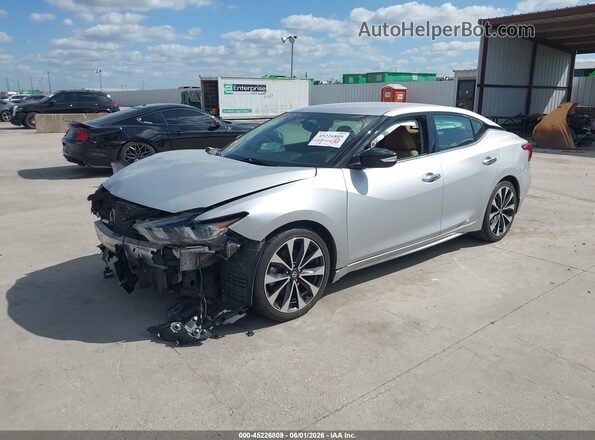 1N4AA6AP9GC422847 2016 NISSAN MAXIMA Silver წინა მარცხენა ხედი სამი მეოთხედიდან