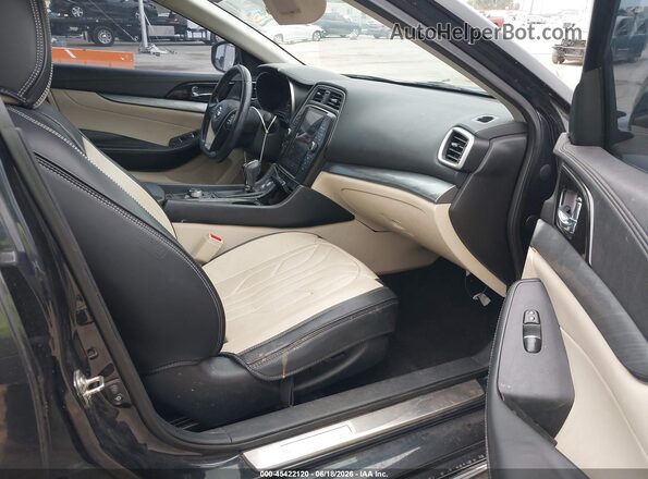 1N4AA6AP9GC427000 2016 NISSAN MAXIMA Gray წინა სალონის ხედი