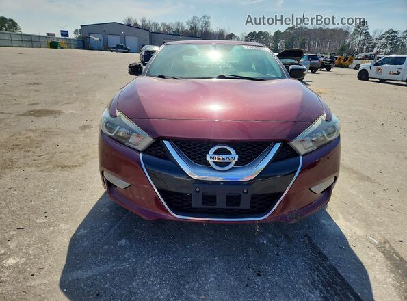 1N4AA6AP9GC431533 2016 NISSAN MAXIMA Burgundy Դիմացի տեսք