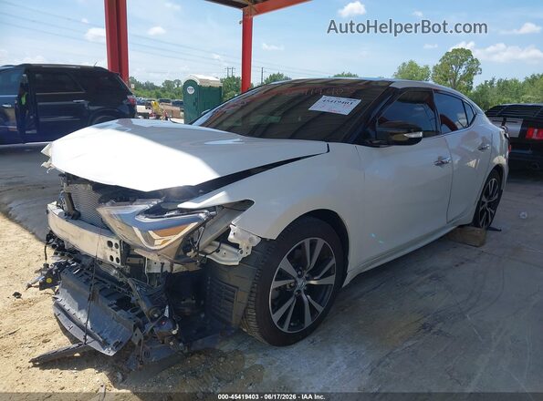 1N4AA6AP9GC436859 2016 NISSAN MAXIMA White Առջևի ձախ երեք քառորդ տեսարան