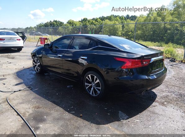 1N4AA6AP9GC439177 2016 NISSAN MAXIMA Black Հետևի ձախ