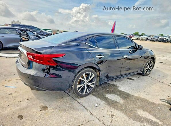 1N4AA6AP9GC449238 2016 NISSAN MAXIMA Черный Задняя правая четверть