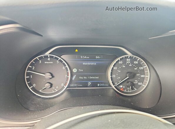 1N4AA6AP9GC449238 2016 NISSAN MAXIMA Черный Вид щитка приборов