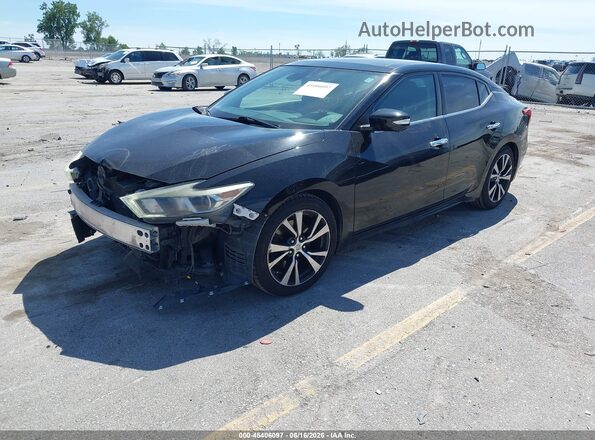 1N4AA6AP9HC365874 2017 NISSAN MAXIMA Black Передня ліва чверть