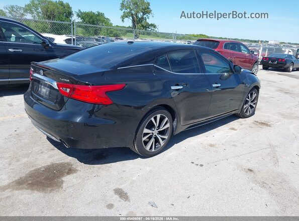 1N4AA6AP9HC365874 2017 NISSAN MAXIMA Black Задня права чверть