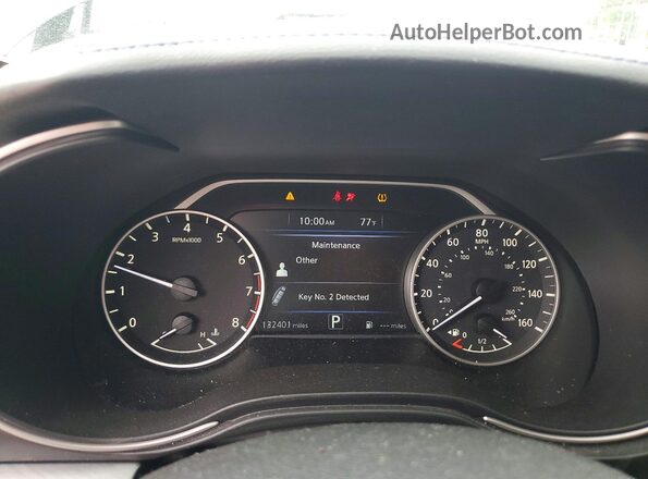 1N4AA6AP9HC383257 2017 NISSAN MAXIMA Black ხელსაწყოთა პანელის ხედი