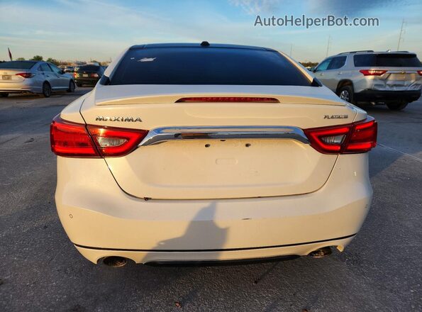 1N4AA6AP9HC418895 2017 NISSAN MAXIMA Белый Вид сзади