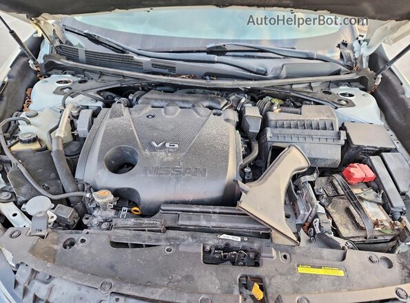 1N4AA6AP9HC418895 2017 NISSAN MAXIMA Белый Вид задней части салона