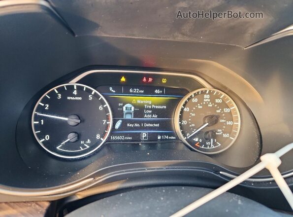 1N4AA6AP9HC418895 2017 NISSAN MAXIMA Белый Вид щитка приборов