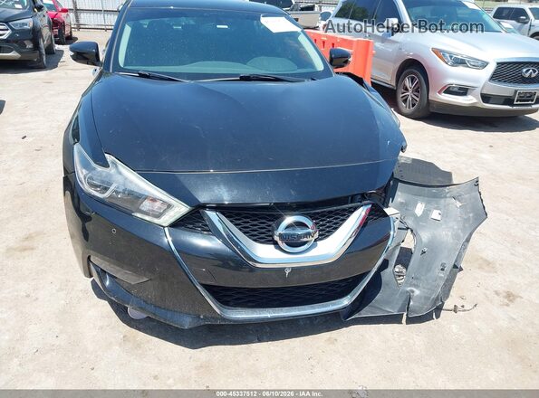1N4AA6AP9HC423384 2017 NISSAN MAXIMA Black Widok deski rozdzielczej
