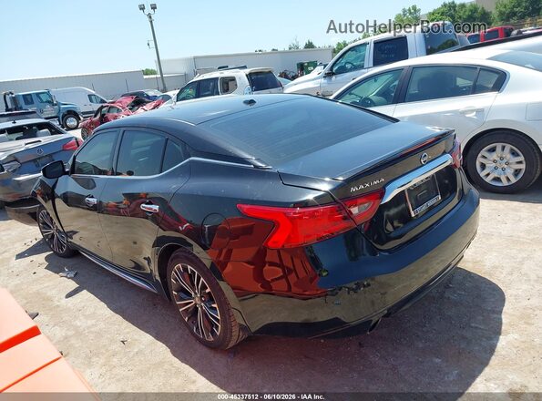 1N4AA6AP9HC423384 2017 NISSAN MAXIMA Black Widok wnętrza z tyłu