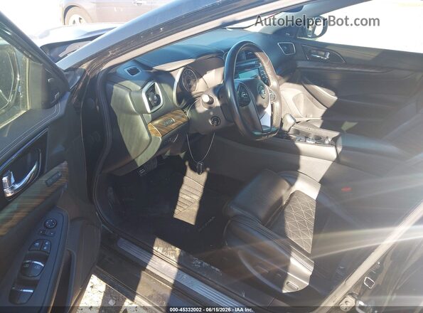 1N4AA6AP9HC434725 2017 NISSAN MAXIMA Black Front interior view