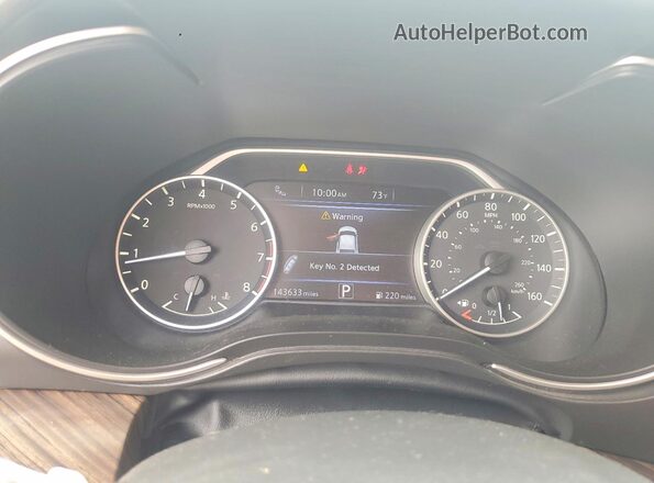1N4AA6AP9HC437639 2017 NISSAN MAXIMA White Instrument cluster view