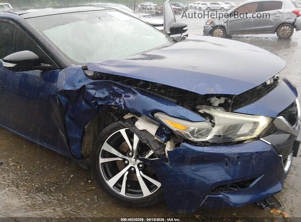 1N4AA6AP9JC368179 2018 NISSAN MAXIMA Blue წინა ხედი